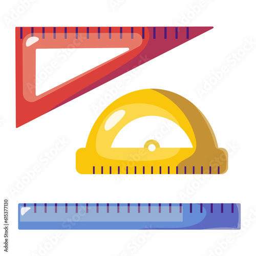 measuring tape isolated on white