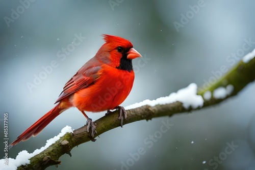 robin on a branch © Shahzaib