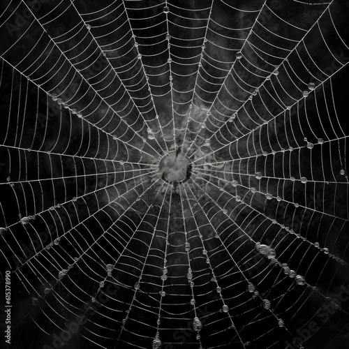 Deceptive Web: Intricate Spider's Web Unveiling Marketing Lies
