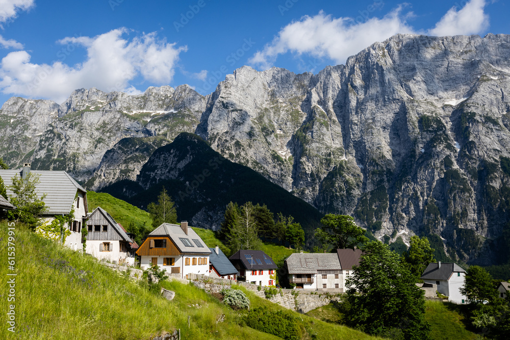 alpine village in the mountains alpine village in the mountains