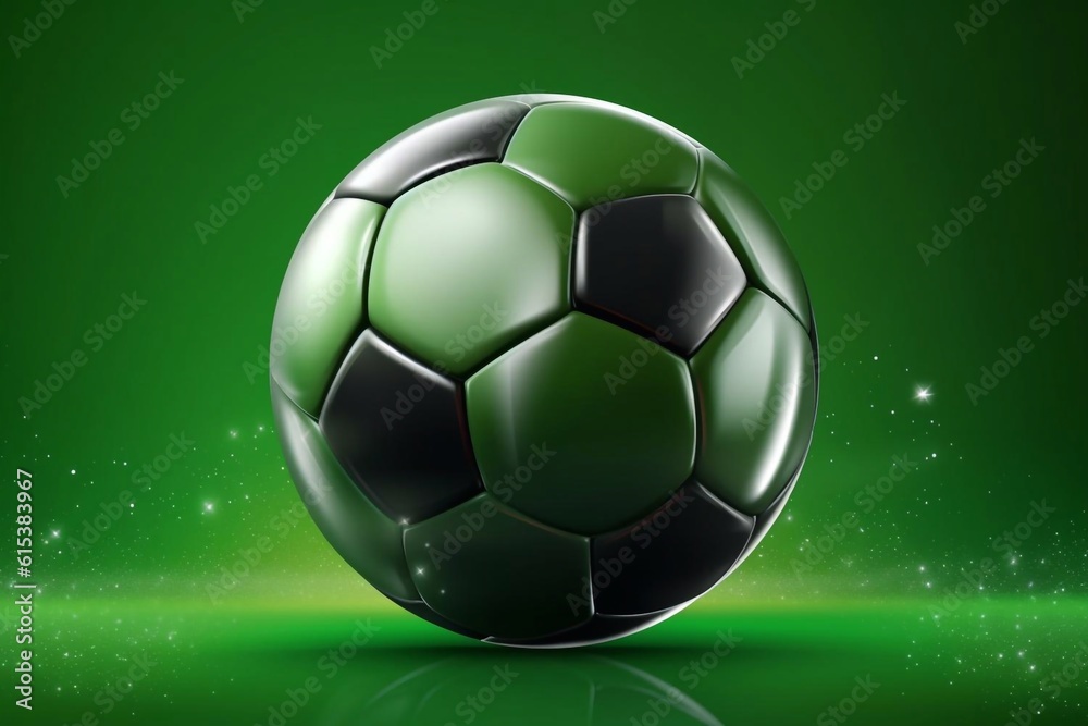Fototapeta premium stylish conceptual digital soccer design Generative AI