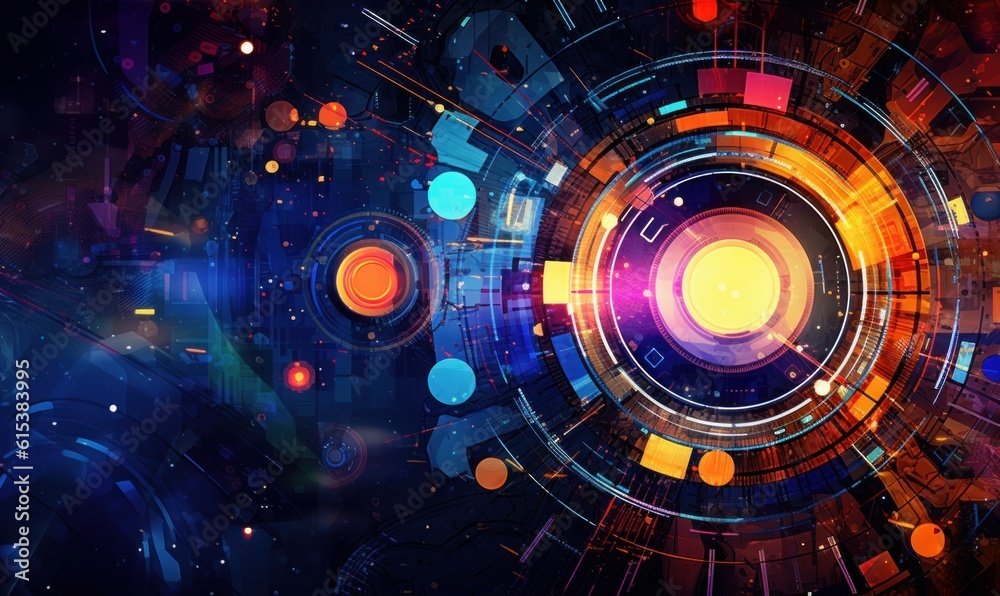 Abstract Technology Background, Global Network Connection and Communication Concept. Generative Ai Abstract Technology Background, Global Network Connection and Communication Concept. Generative Ai