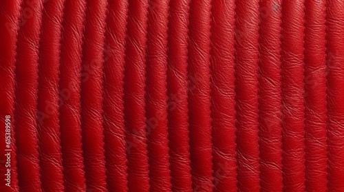 Rich and luxurious red textile texture background resembling velvet, evoking a sense of elegance and opulence akin to leather, with its deep and captivating color. Generative Ai