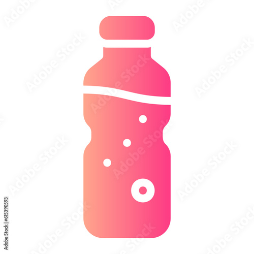 mineral water gradient icon