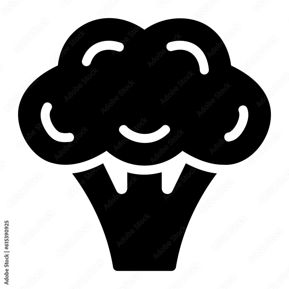 broccoli glyph icon