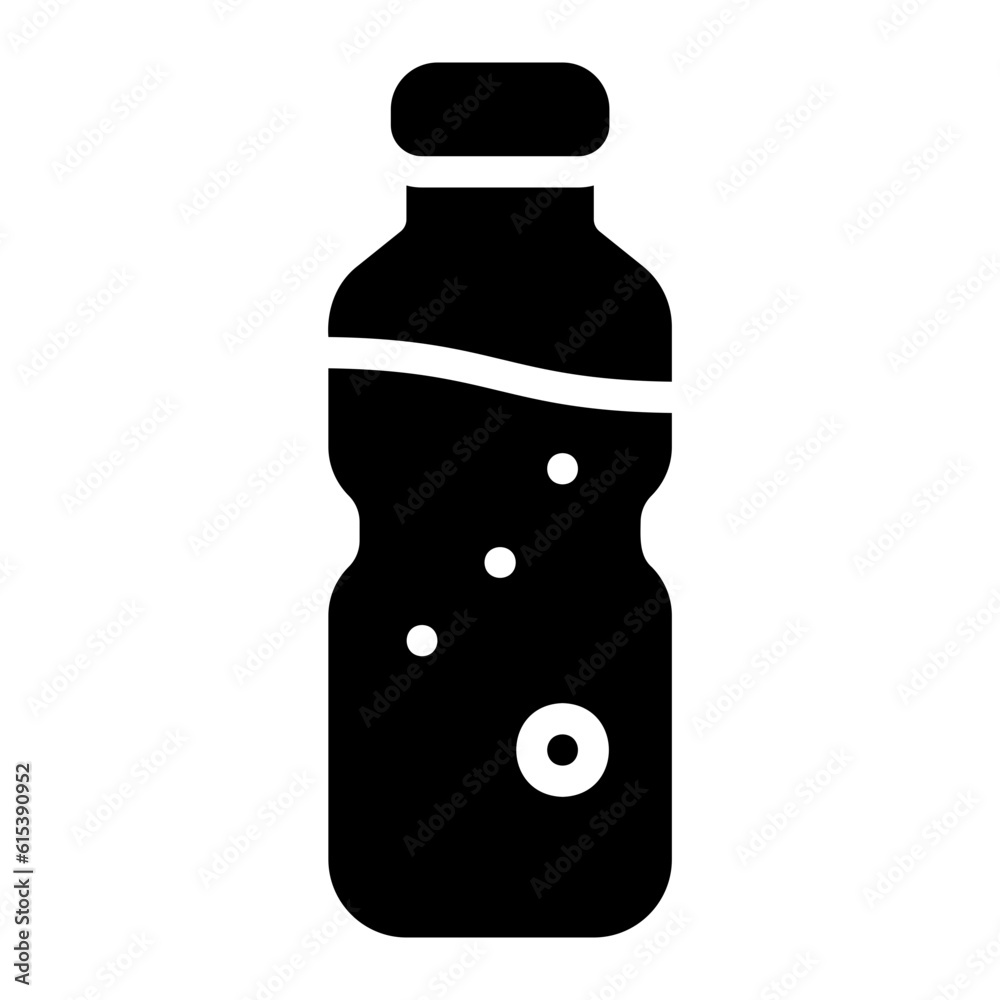 mineral water glyph icon mineral water glyph icon