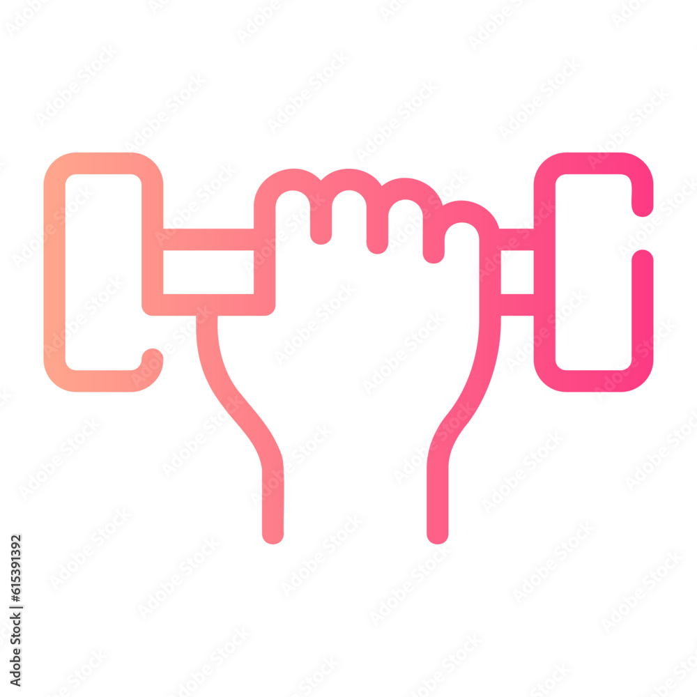 exercise gradient icon exercise gradient icon