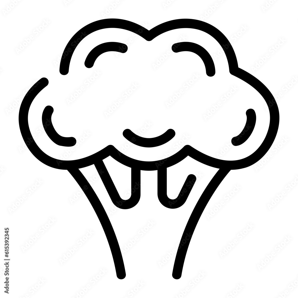 broccoli line icon