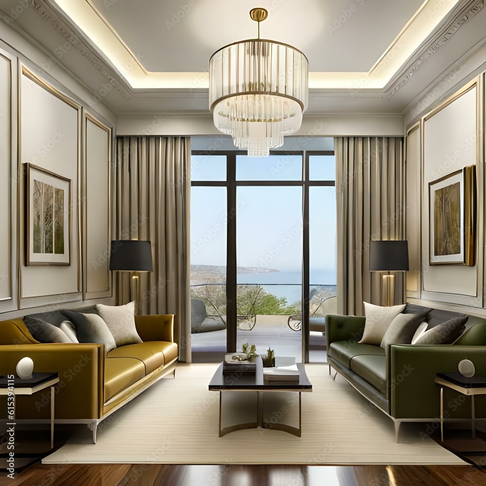 Fototapeta premium modern living room