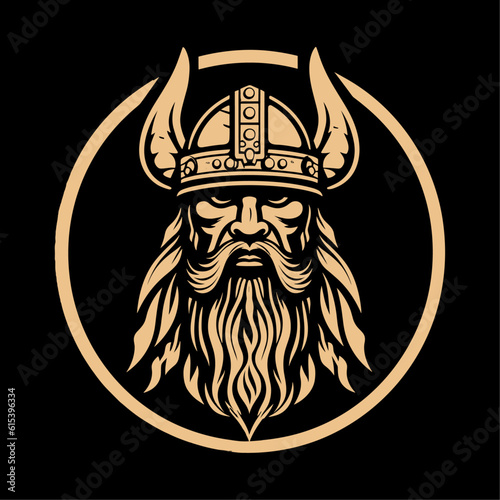 Viking illustration template. old, helmet, coat of arms, dark background, pride, warrior, fortitude, courage, courage, legends. artistic concept. vector illustration.