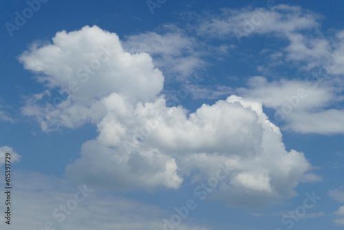 Weisse Quellwolken, Blauer Himmel, Deutschland