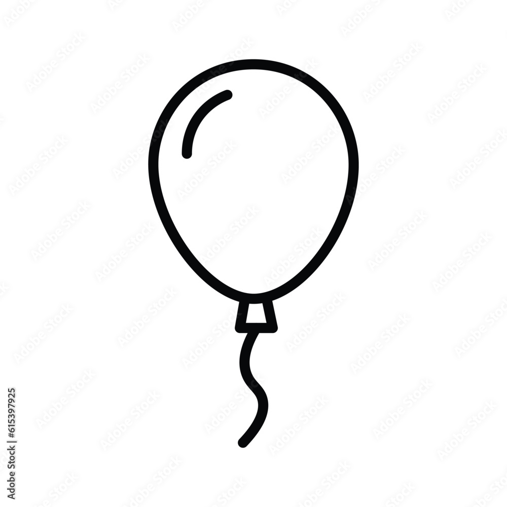 Floating balloon icon Pictogram Floating balloon icon Pictogram