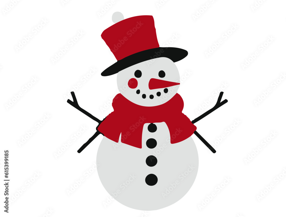 snowman isolated on white background snowman isolated on white background
