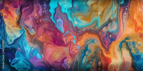 Colorful alcohol ink art background. 