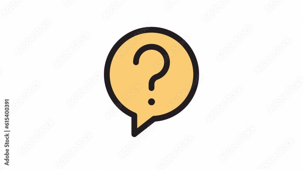 Question Mark, Questions and FAQ animated icon on transparent background.
Question Mark, Questions and FAQ animated icon on transparent background.