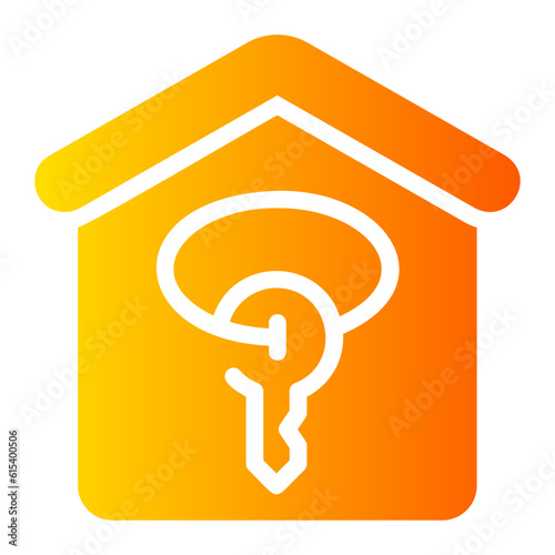 key gradient icon