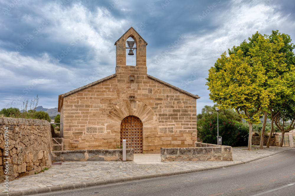 Oratori de Santa Anna in Alcudia, Roman Catholic church, Alcudia. Mallorca, Balearic Islands Spain.