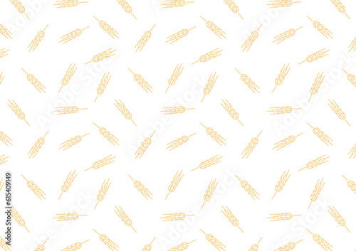 Wheat pattern wallpaper. oat symbol. free space for text. rice sign. Rice pattern wallpaper.