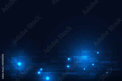Vector circuit abstract technology background. Hitech digital concept.