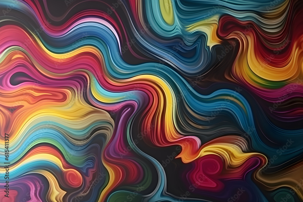 abstract liquid mural colorful ,generative ai abstract liquid mural colorful ,generative ai