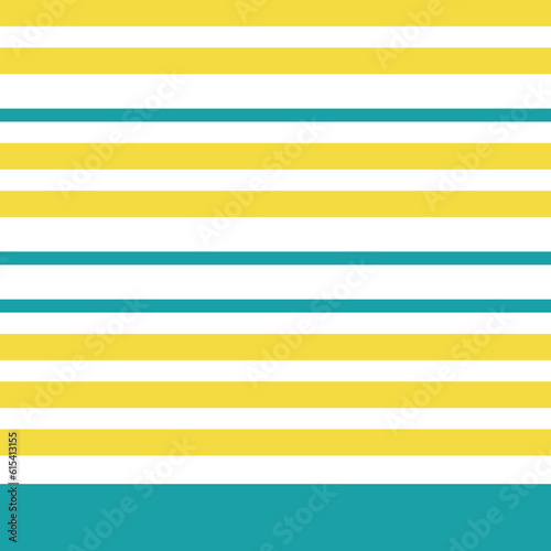 Abstract stripes blue and yellow seamless pattern