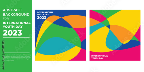 International Youth Day Abstract Background Colorfull