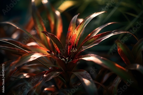 close up photography Dracaena cinnabari. Created with Generative AI Technology  photo