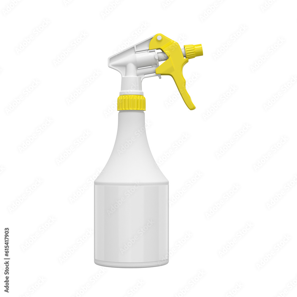 Spray Bottle 3D render for mockup