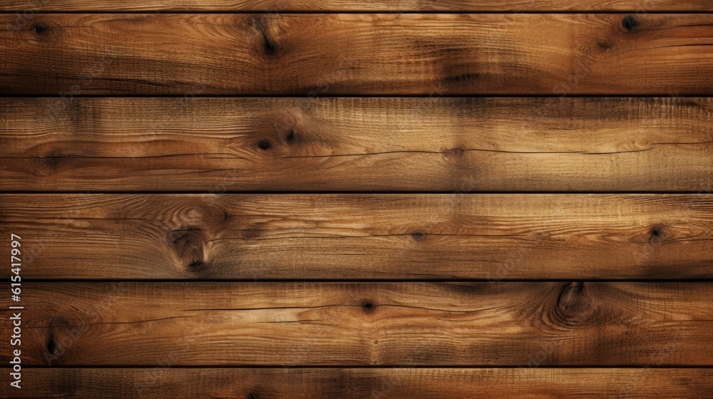 Illustration of a close-up view of a textured wooden wall created with Generative AI technology Illustration of a close-up view of a textured wooden wall created with Generative AI technology