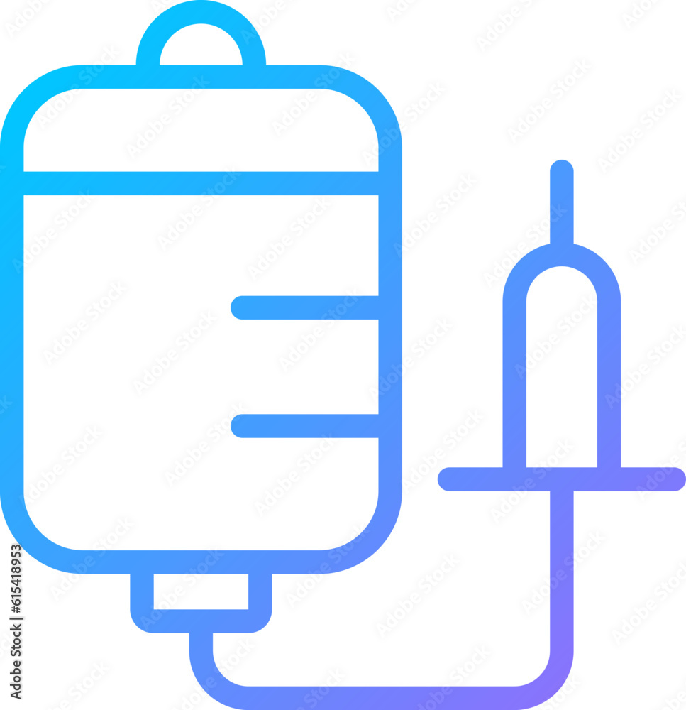 Intravenous therapy pixel perfect gradient linear vector icon. Medicine administration method. Infusion procedure. Thin line color symbol. Modern style pictogram. Vector isolated outline drawing Intravenous therapy pixel perfect gradient linear vector icon. Medicine administration method. Infusion procedure. Thin line color symbol. Modern style pictogram. Vector isolated outline drawing