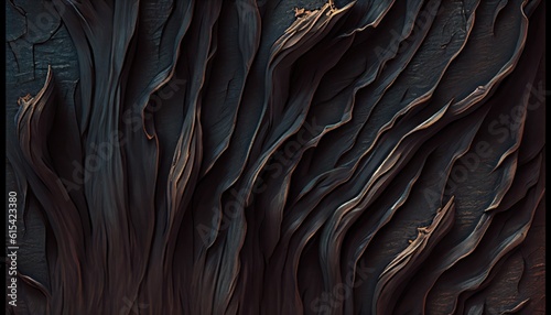 Abstract dark layered texture pattern, wall surface closeup