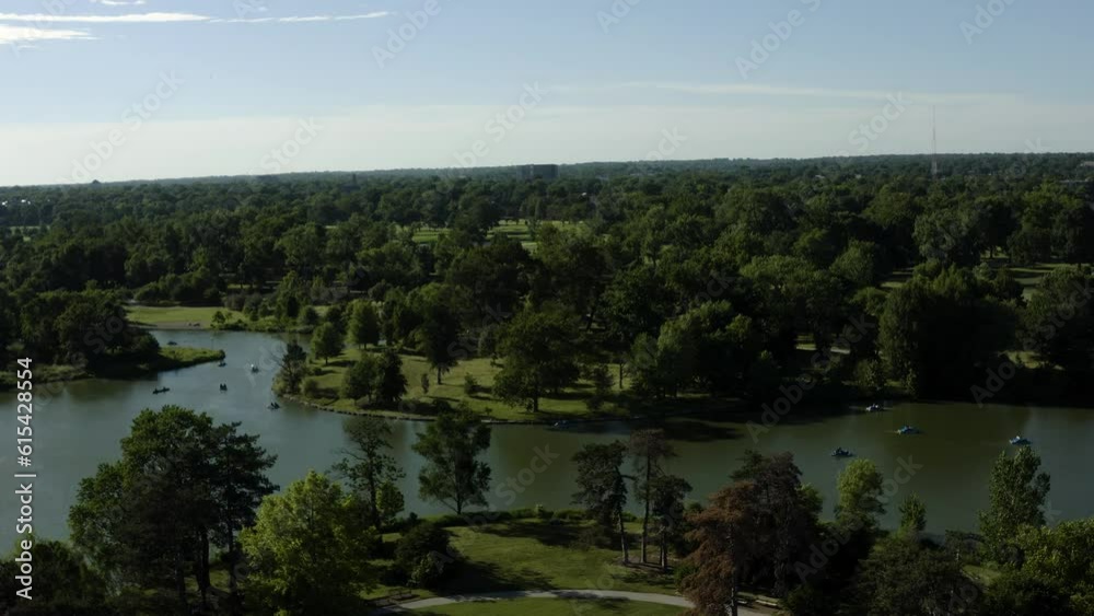 Forest Park Lake In St. Louis Missouri Forest Park Lake In St. Louis Missouri
