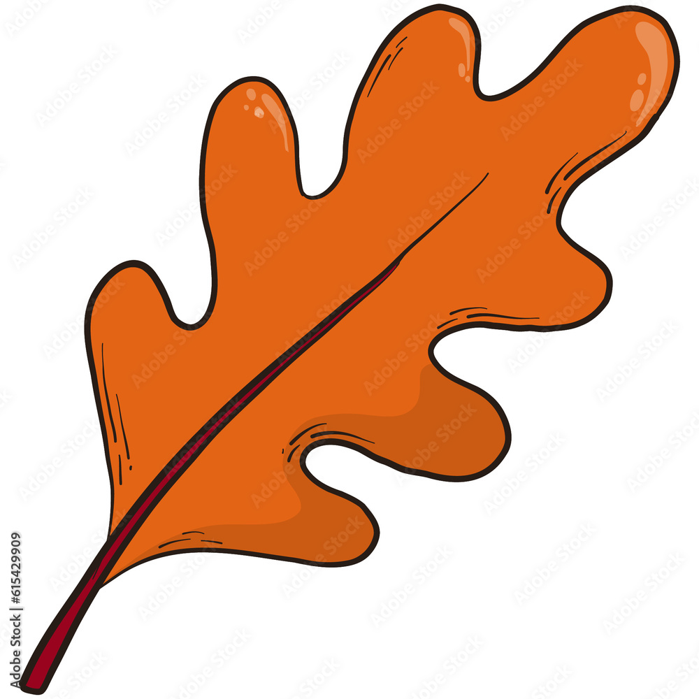 Hand drawn Autumn and Thanksgiving PNG oak leaf cartoon element, doodle, clip art, print. Hand drawn Autumn and Thanksgiving PNG oak leaf cartoon element, doodle, clip art, print.