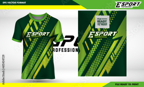 sublimation gradient abstract jersey design grunge halftone scatter splash vector background stripes neon green speed style template sports template soccer football racing motorcross dark green