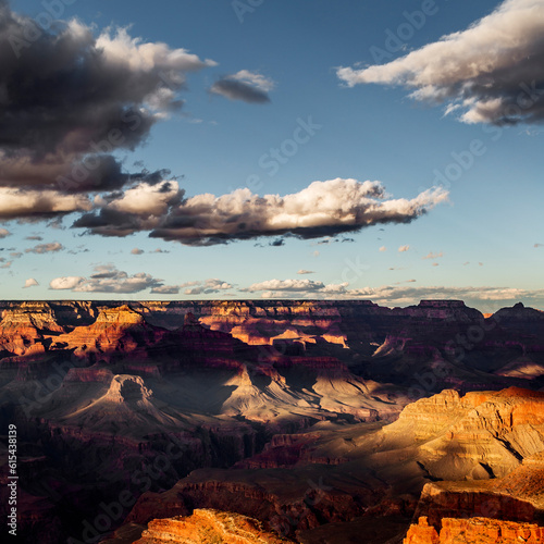 sunset at the Grand Canyon, Arizona, USA