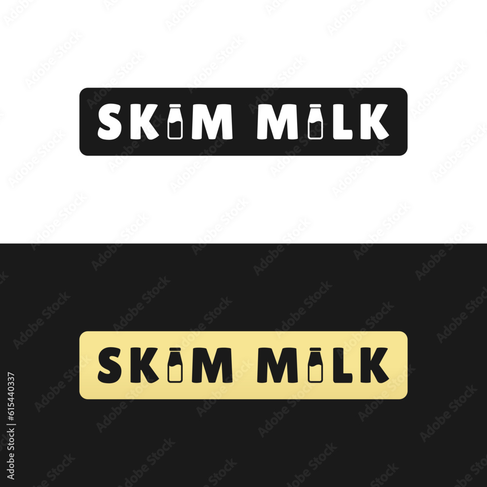 Skim milk Sign Vector or Skim milk label Vector Isolated in Flat Style. Best Skim milk sign for product packaging design element. Skim milk label for packaging design element. Skim milk Sign Vector or Skim milk label Vector Isolated in Flat Style. Best Skim milk sign for product packaging design element. Skim milk label for packaging design element.