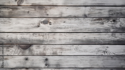 Verwitterter Holzhintergrund in weiß im Vintage-Stil aus quer liegenden Holzplanken.