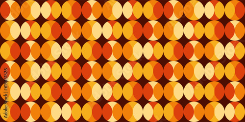 Autumn geometric background. Seamless geometric pattern.