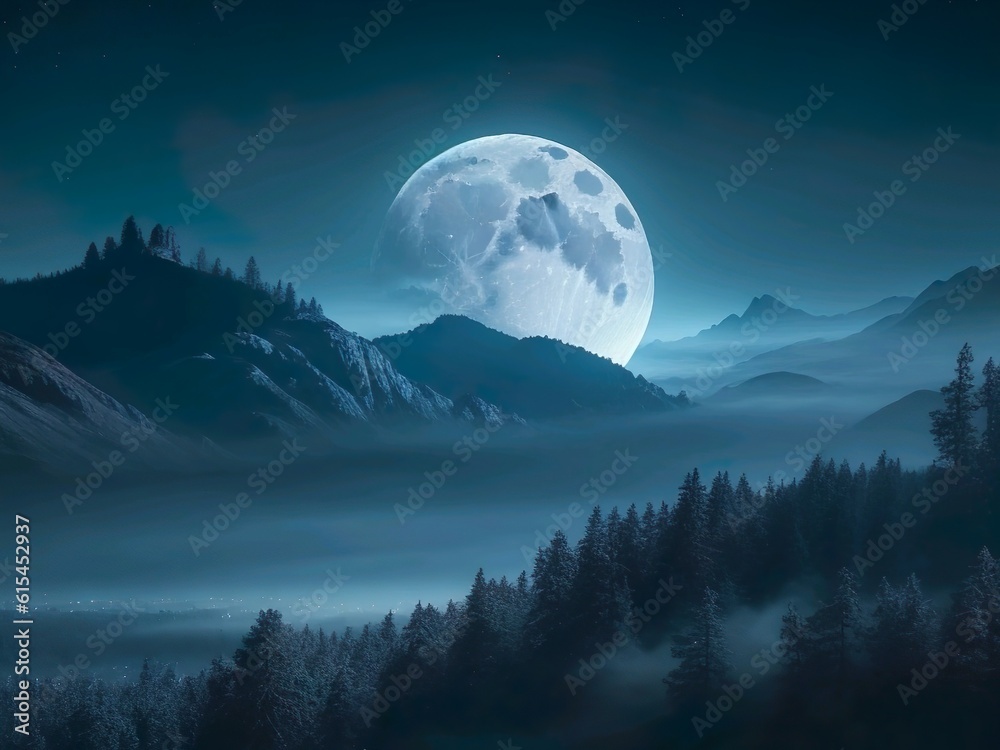 Enigmatic Lunar Illumination Generative Ai Enigmatic Lunar Illumination Generative Ai