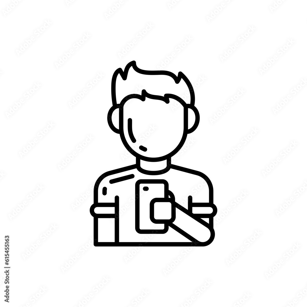 Customer icon in vector. Illustration
