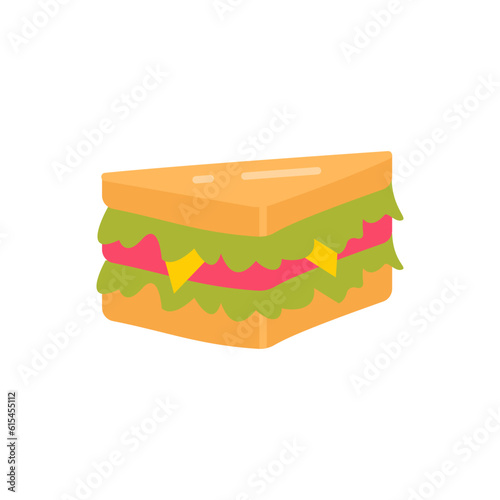 Sandwich icon in vector. Illustration
