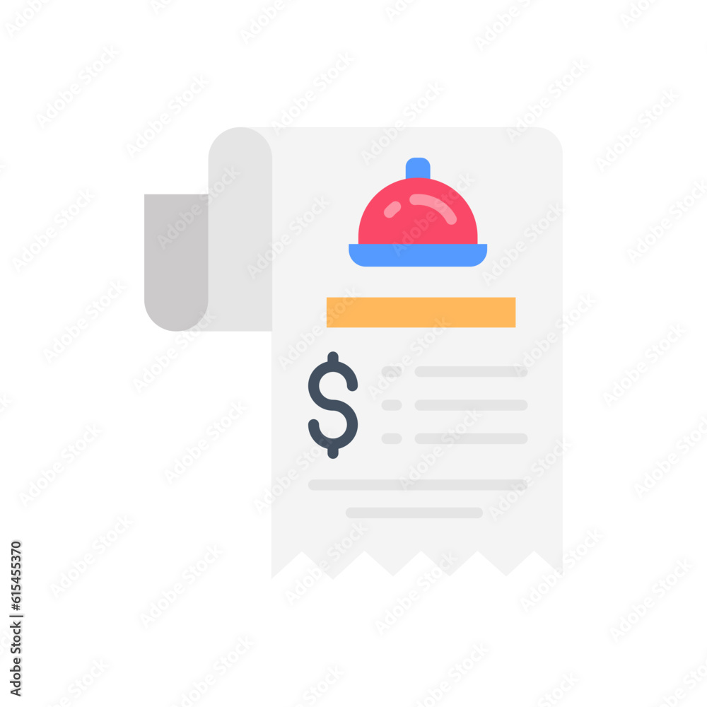 Receipt icon in vector. Illustration Receipt icon in vector. Illustration