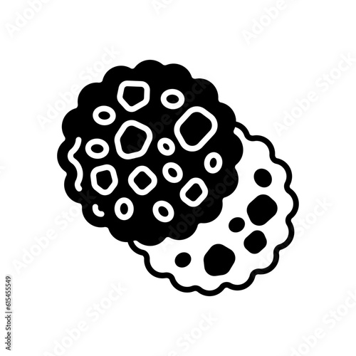Crackers icon in vector. Illustration
