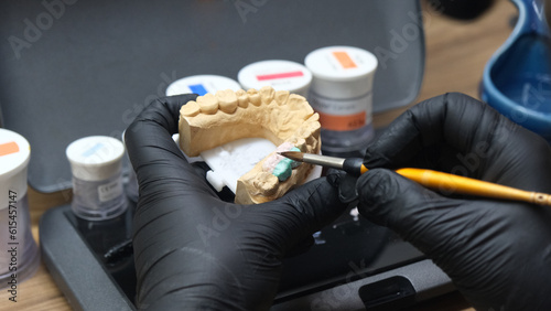 tooth making in the lab