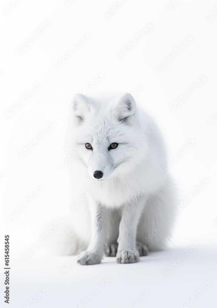 Arctic Fox: Captivating Wilderness. Generative A