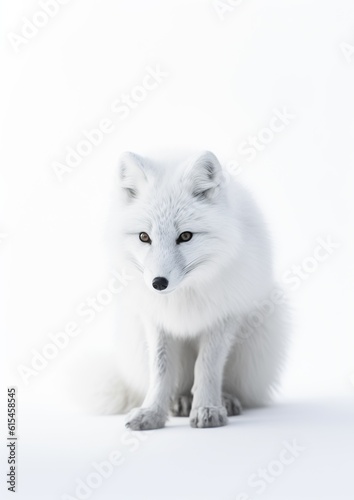 Arctic Fox  Captivating Wilderness. Generative A