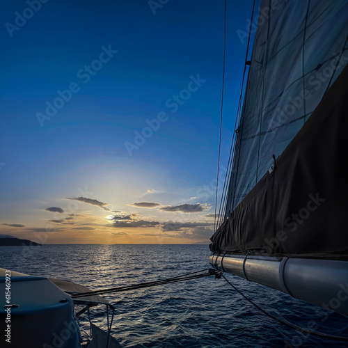 Sailing Yacht Sunset