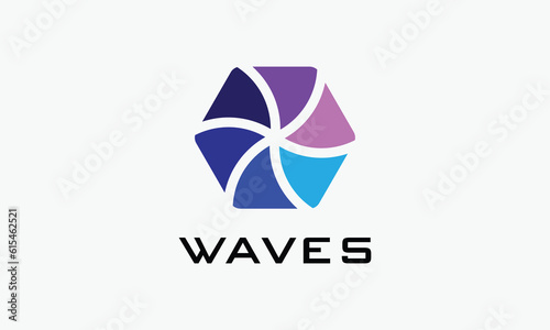 Free Download Creative design hexagon element colorful logo vector art design harmony modern style networking partnership corporate concept - GFXLoad