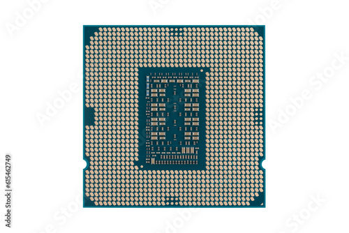 Processor for PC on a white background. Processor for personal computer closeup isolated on white background.