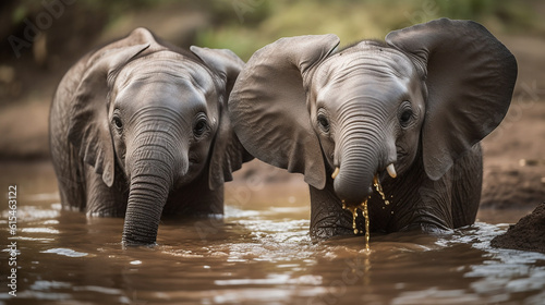 bebês elefantes,